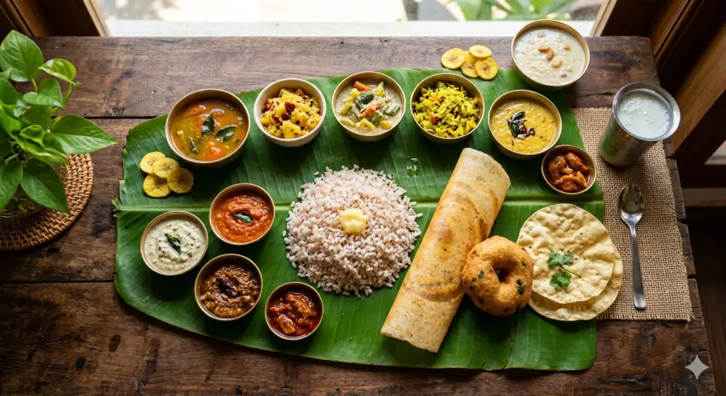 south indian thali